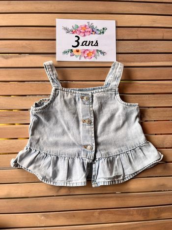 Top en jean Zara 3 ans