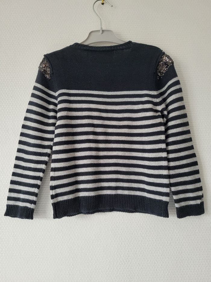 Pull rayé IKKS 4 ans TBE - photo numéro 5