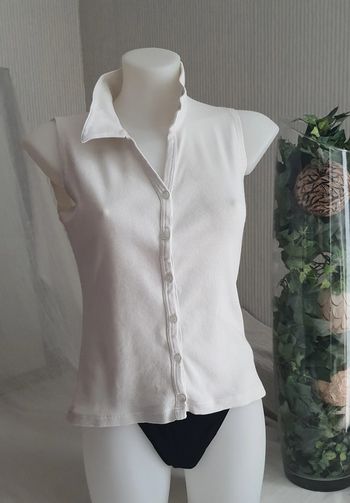Top blanc "Daniel Hechter" taille 38/M
