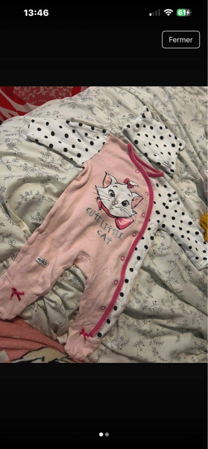 pyjama disney marie - photo numéro 2