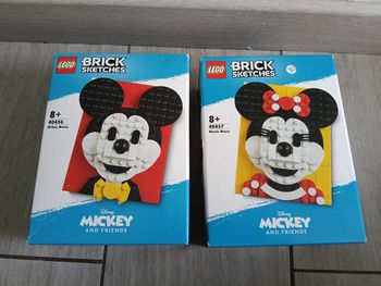 Legos cadres Minnie et Mickey 