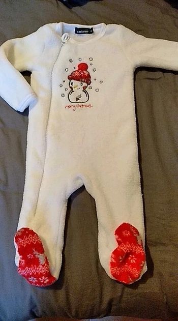 Pyjama Noël en pilou 6 mois