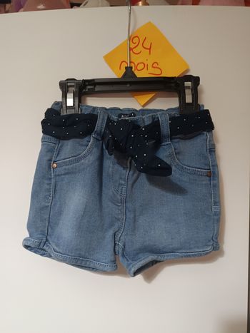 Short en jean 24 mois 