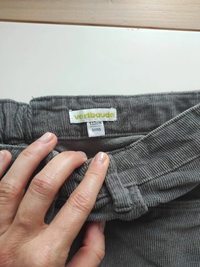 Pantalon velours fille Vertbaudet 9 ans - photo numéro 2