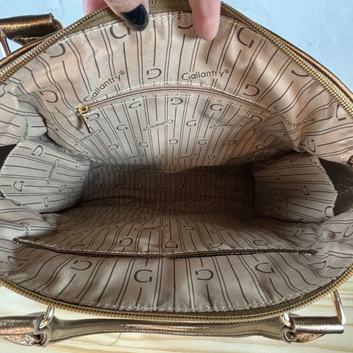 Sac format XL métalisé bronze neuf chic tendance - photo numéro 8