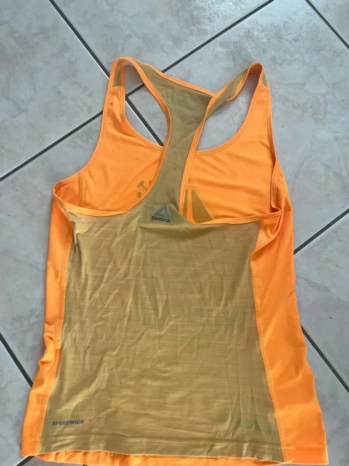 Débardeur de sport Reebok /XS / Orange / Excellent état - photo numéro 4