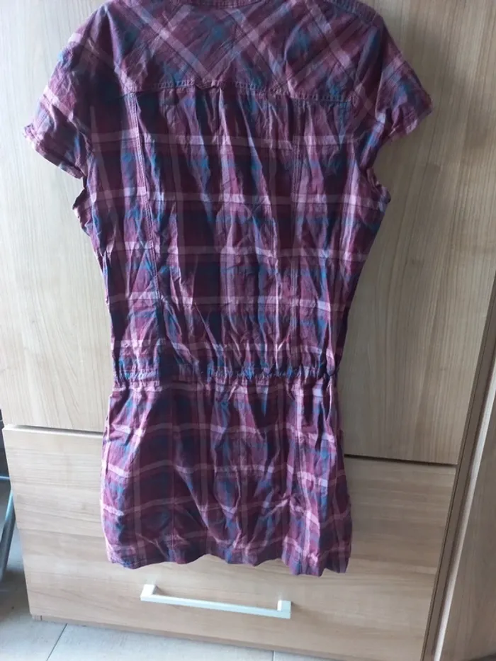 Robe chemise Kiabi woman bordeaux 42 - photo numéro 6