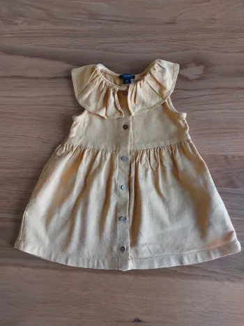 Robe jaune moutarde