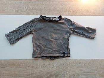 T-shirt manches longues rayé