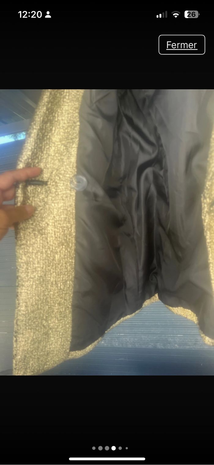 Blazer pailletée or - photo numéro 4