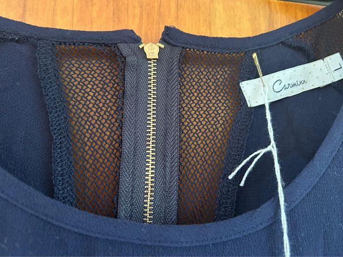Blouse marine sans manches 40 Carminn - photo numéro 2