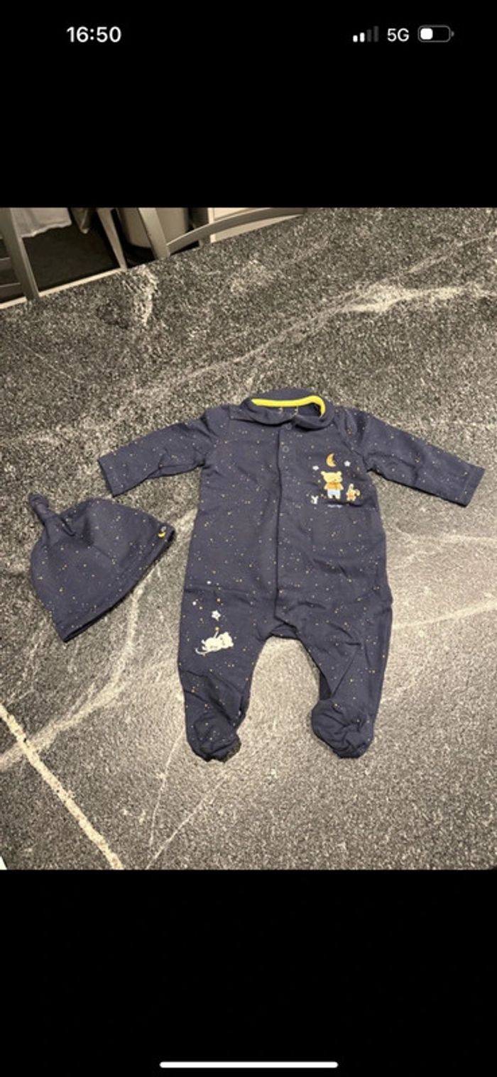 Lot de 5 pyjamas légers bébé garçon 6 mois très bon état ou neuf - photo numéro 4