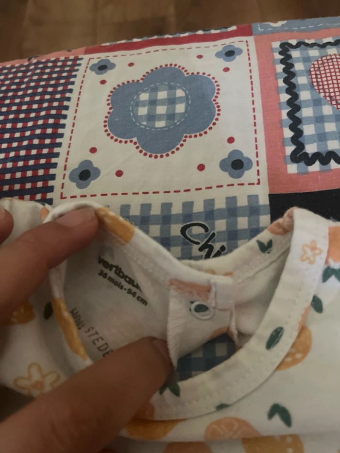 Combinaison été short vertbaudet fille 36 mois - photo numéro 3