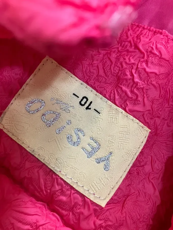 Manteau sans manche rose T.10 ans Excellent état - photo numéro 3