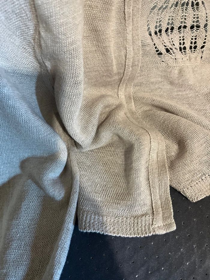 4/5 ans Neck&neck gilet coton fin brodé + pince - photo numéro 7