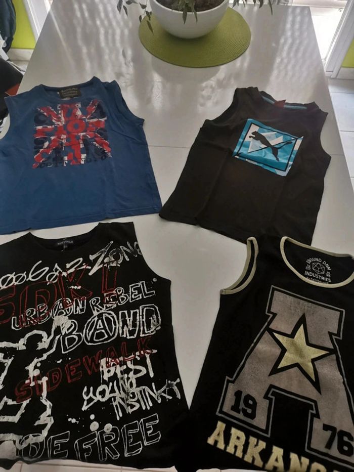 Lot 4 t shirt 10 ans - photo numéro 2