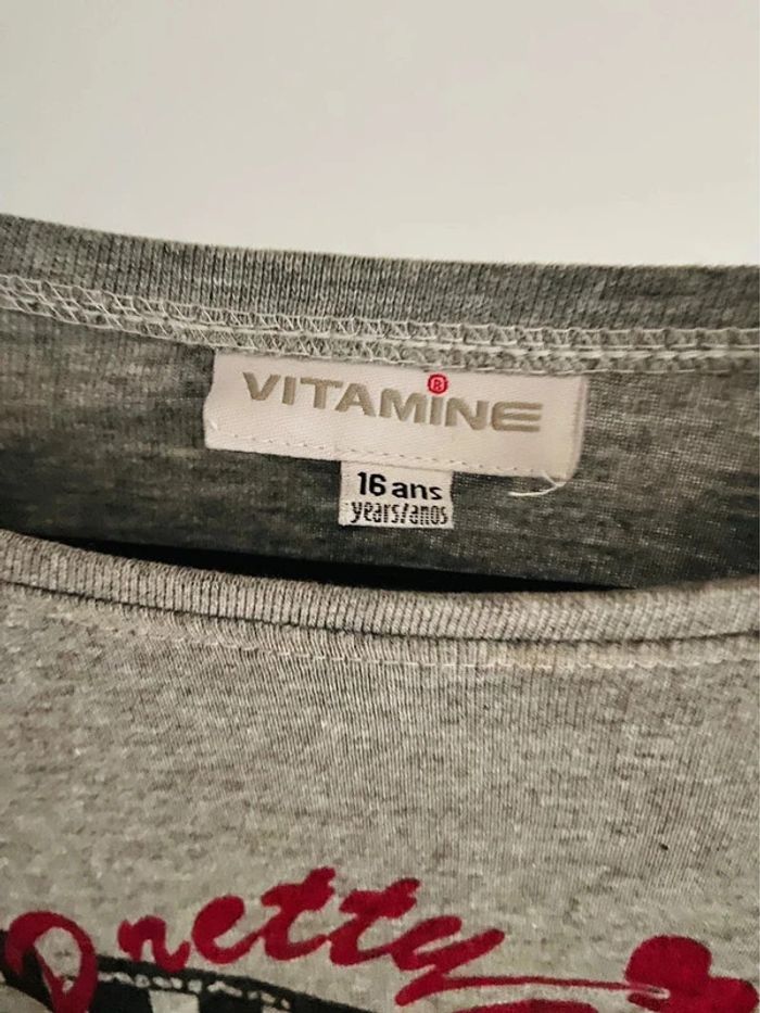 Tee-shirt T.16 ans Vitamine - photo numéro 2