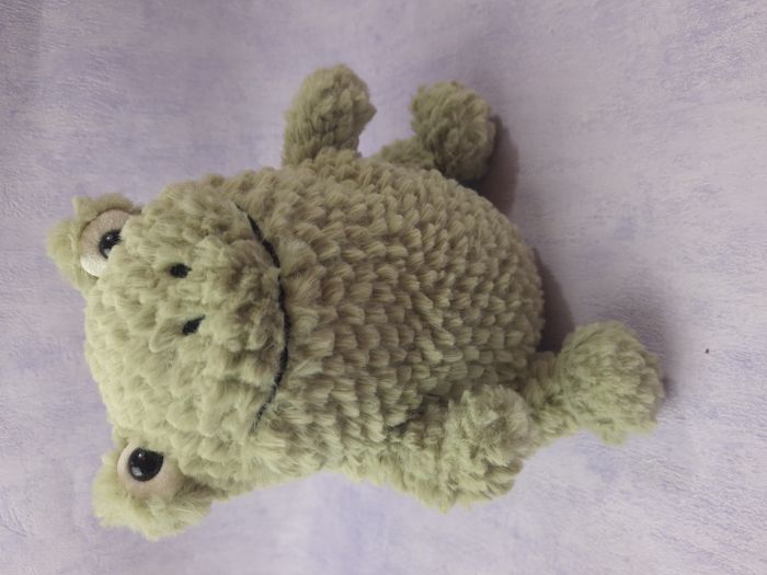 Peluche Jellycat neuve rare retired Flumpie frog grenouille FLUM3F NWT - photo numéro 2