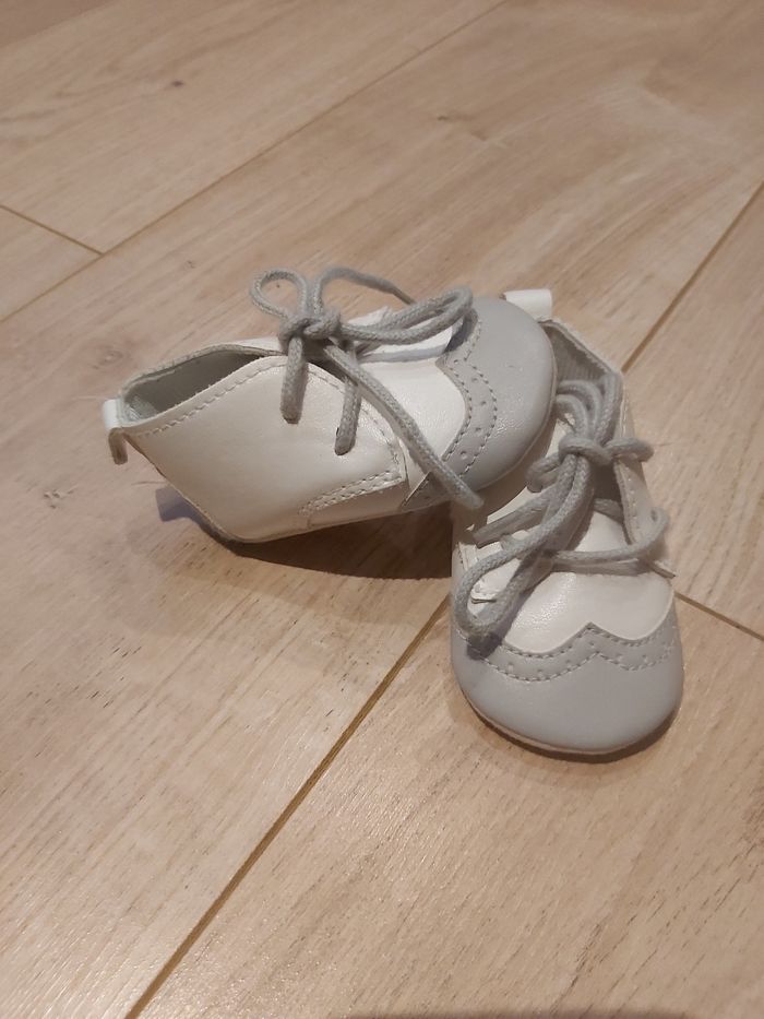 Chaussures de cérémonie bébé garçon 3/6 mois 10cms (78)