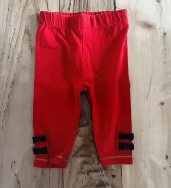 Legging fille 3 mois – Orchestra – Rouge à nœuds
