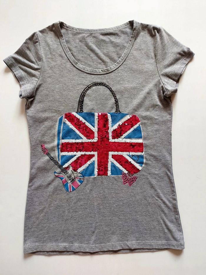 Tee-shirt femme courtes manches taille S - photo numéro 2