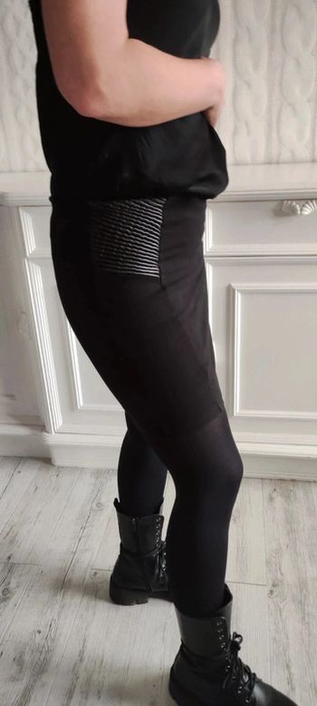 Mini jupe bi-matiere taille 38