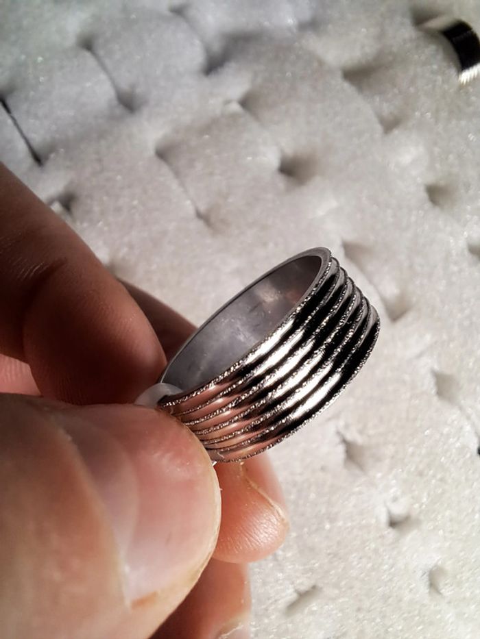 Bague acier inoxydable Granuleuse - photo numéro 6