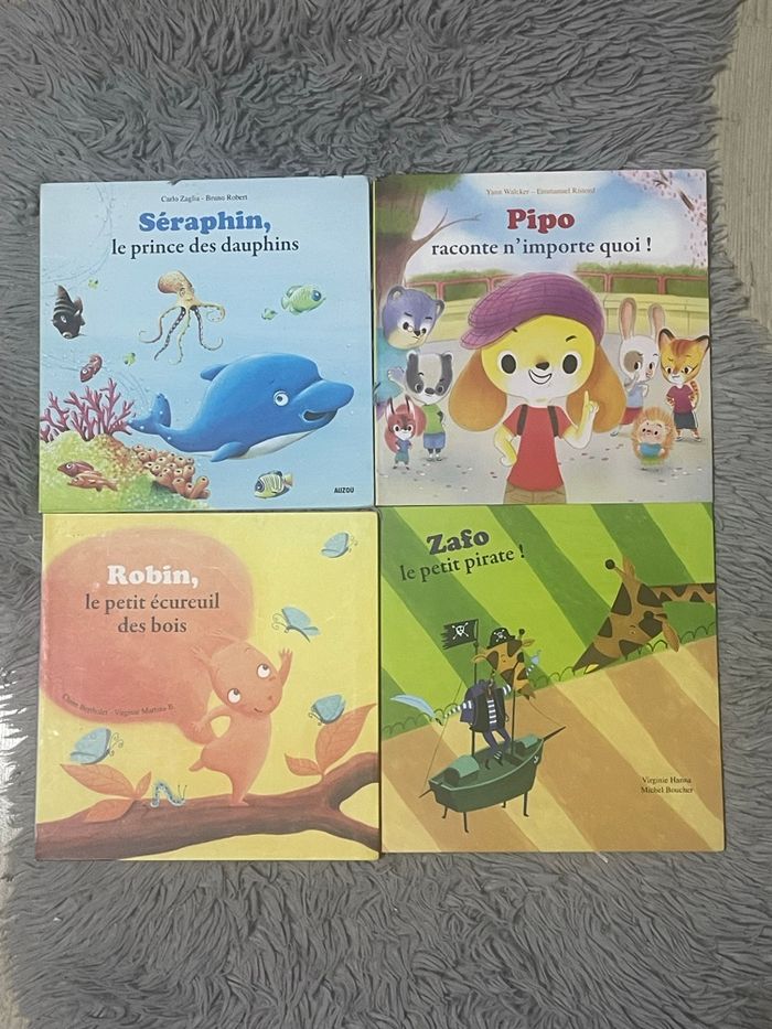 Lot de 4 livres Mes p'tits albums Auzou