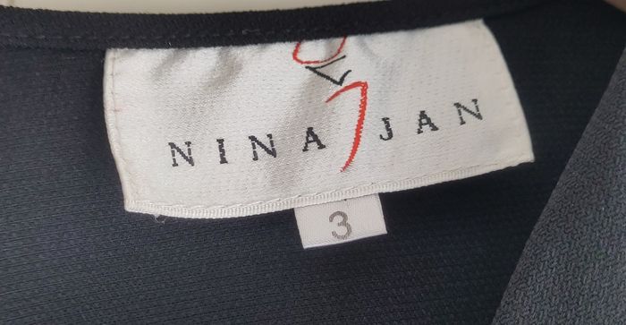 Ensemble Nina Jan – Veste (taille 3) + Pantalon (taille 2) – Noir – 100% Polyester - photo numéro 4