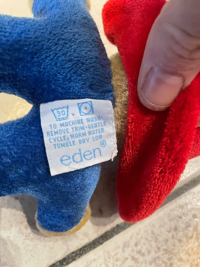 Petite peluche / doudou hochet ours Paddington - photo numéro 4