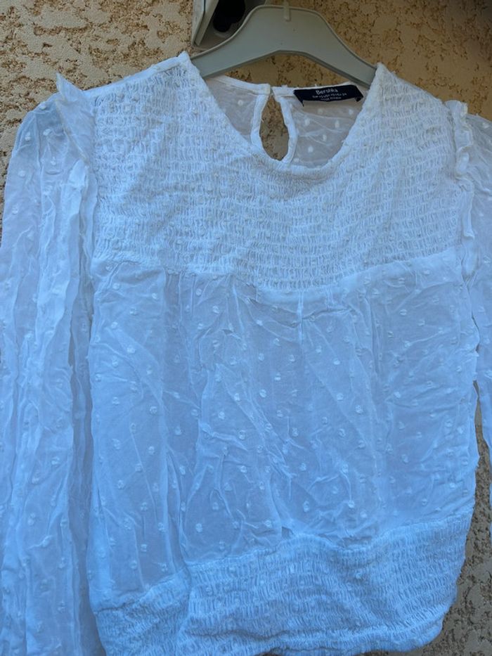Blouse bershka blanche - photo numéro 2