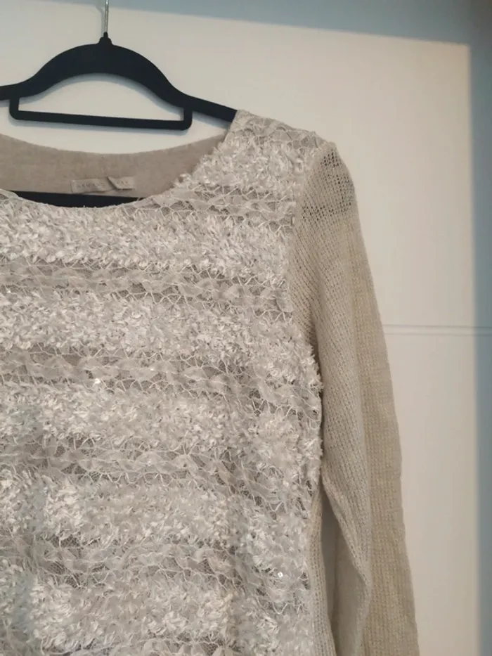 Pull "Armand Thiery" en mohair/acrylique taille 2 - photo numéro 5