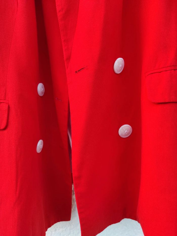 Blazer veste cache cache rouge - photo numéro 3