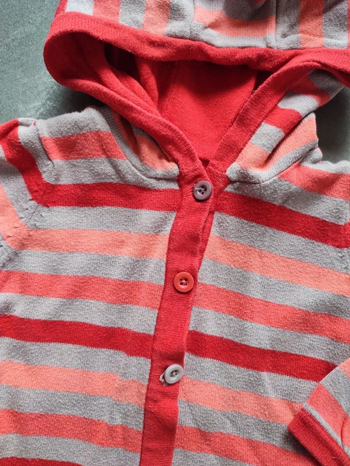 Gilet à capuche 3 ans Vertbaudet réversible - photo numéro 3