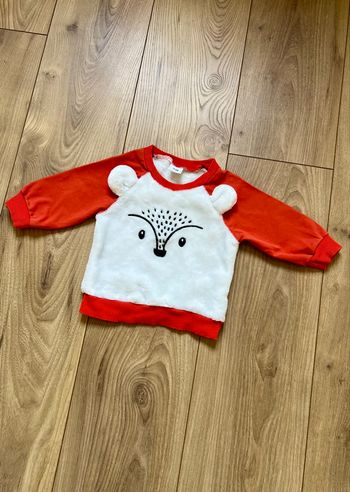 Pull bébé renard 🦊 - 3/6 mois