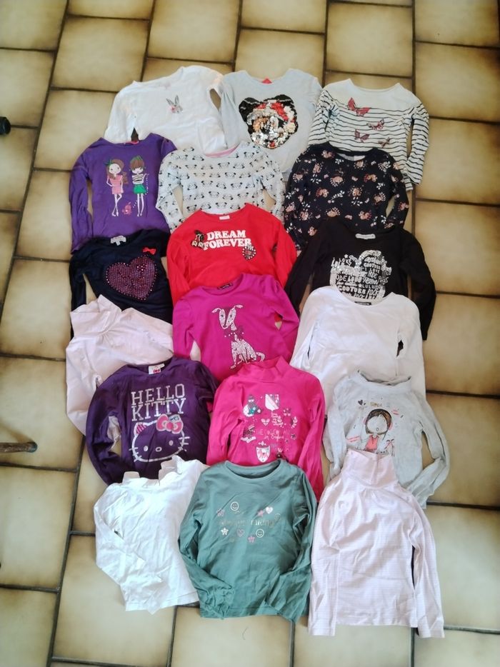 Lot de 18 tee-shirt à manche longue