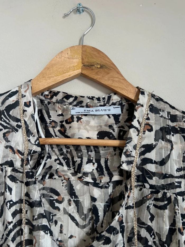 Blouse léopard Ema Blues - photo numéro 3