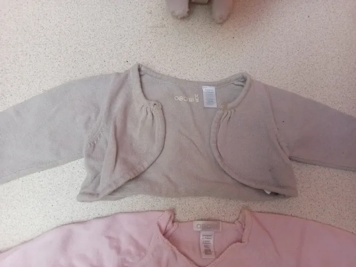 Lot de 2 gilet obaibi 3mois - photo numéro 2