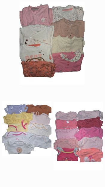 Lot bebe Fille 6 mois pyjama bodie
