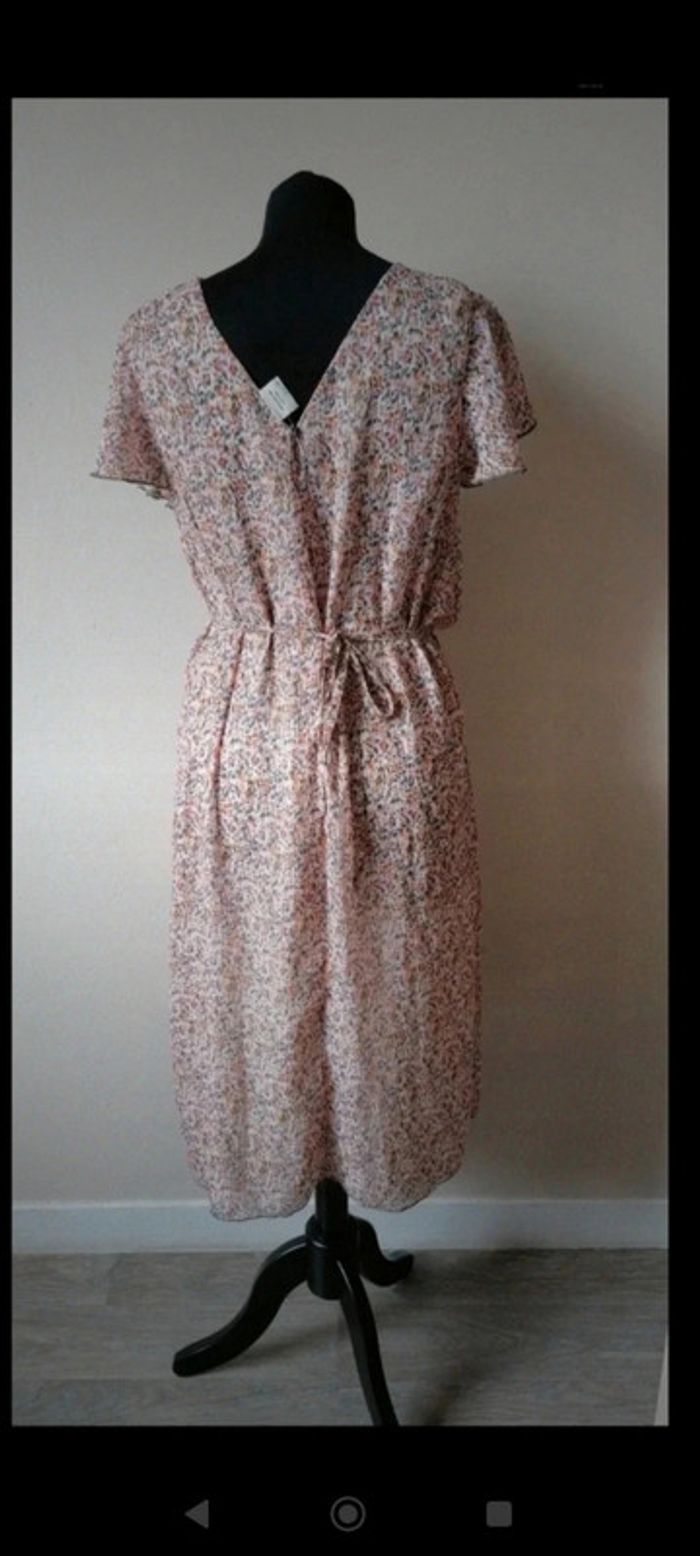 Robe assez longue fleurie 36 Jacqueline de Yong (sans ceinture) - photo numéro 4