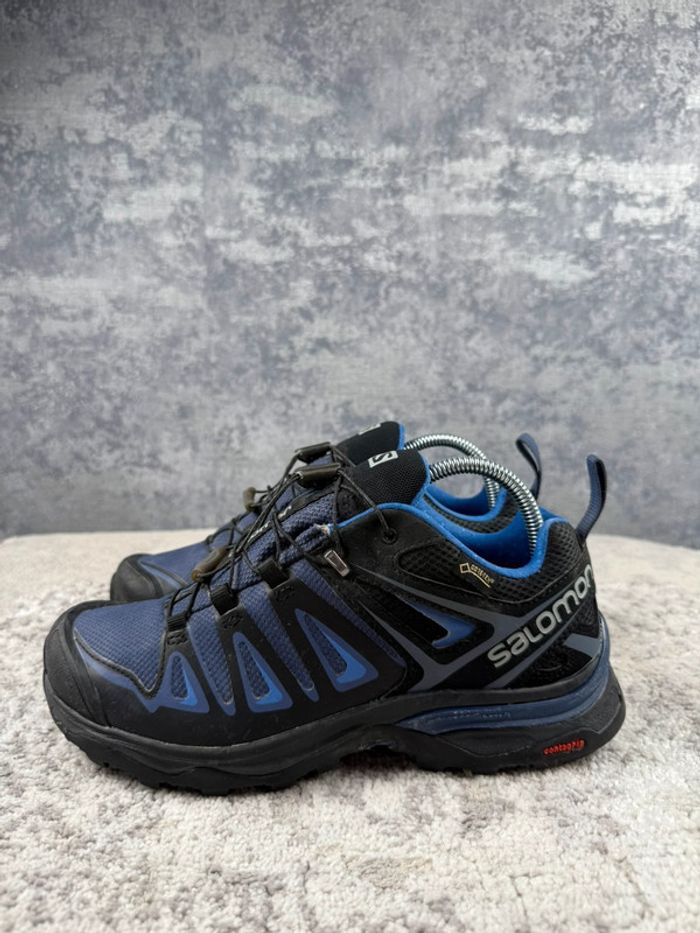 Salomon X Ultra 3 Gore-Tex - Black & Blue - photo numéro 5