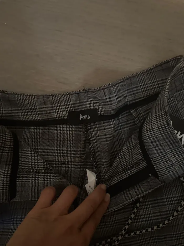 Bermuda à carreaux femme taille S Anna - photo numéro 5