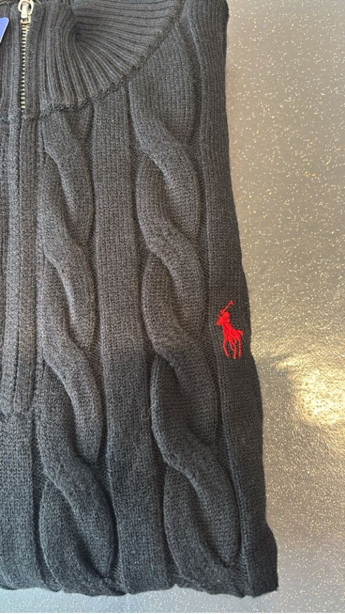 Pull à zip Ralph Lauren taille L - photo numéro 5