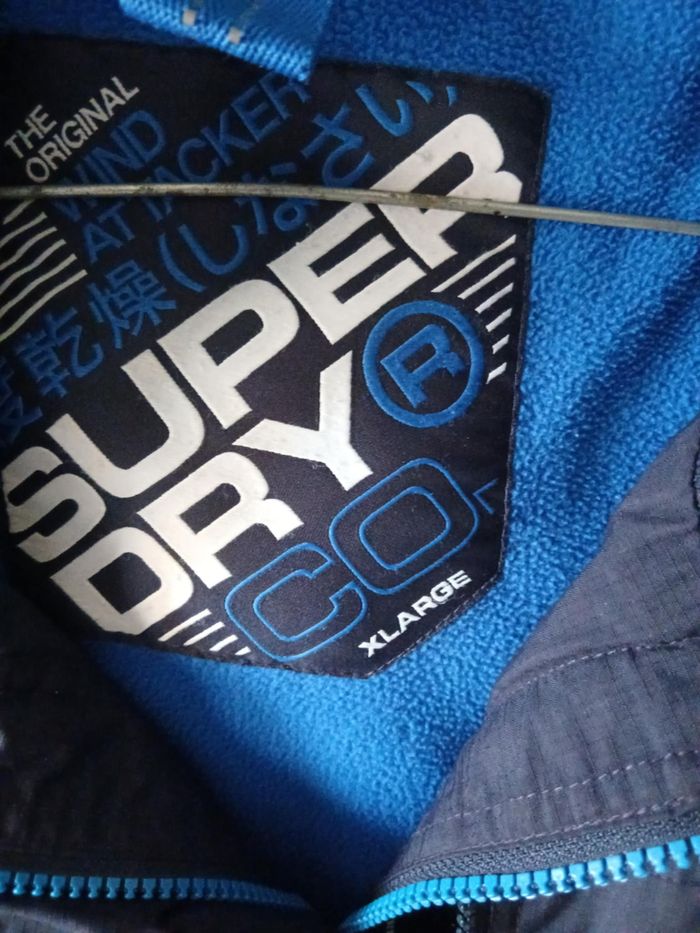 Doudoune bleue avec capuche - photo numéro 2