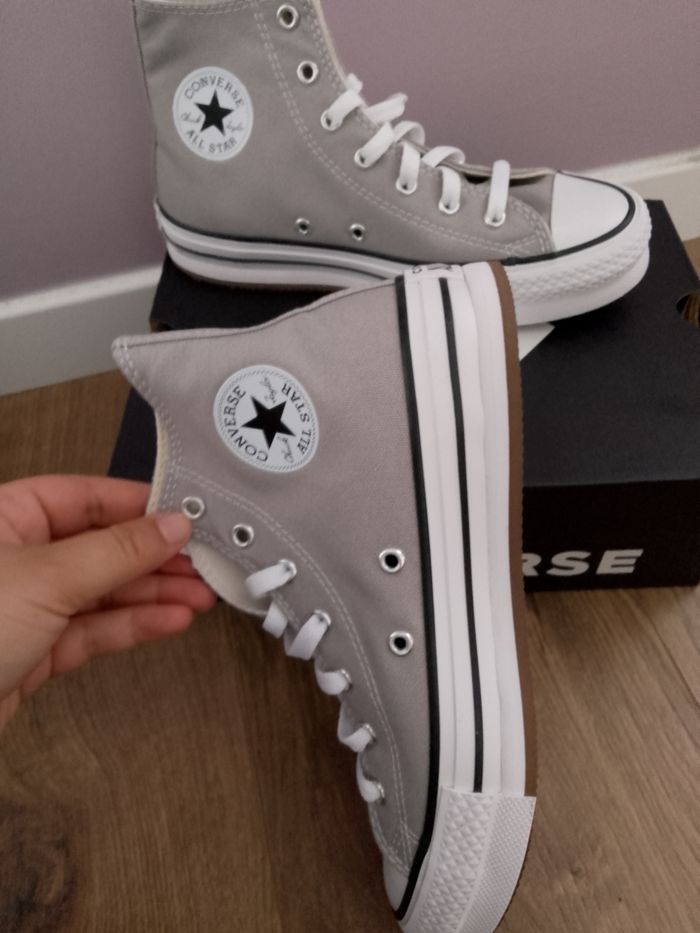Basket converse plateforme - photo numéro 4