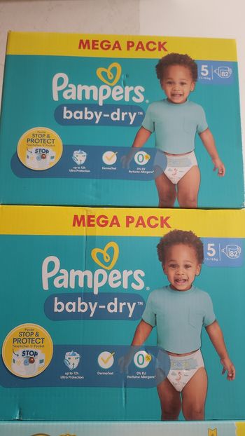 Pampers baby dry taille 5