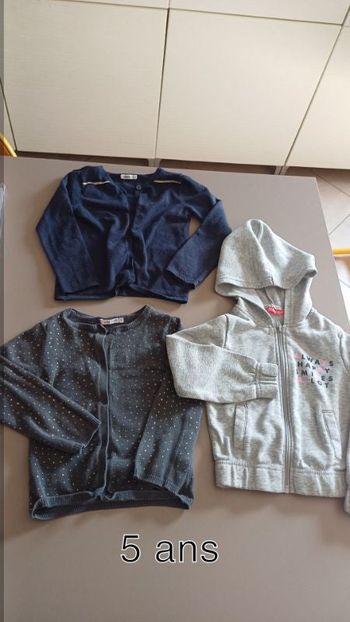 Lot 3 gilets fille