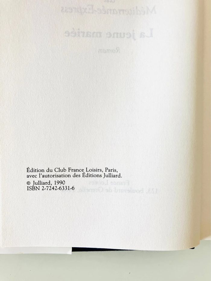 La jeune Mariée de Juliette Benzoni - Les dames du méditerranée-express tome 1 sur 4 - photo numéro 4