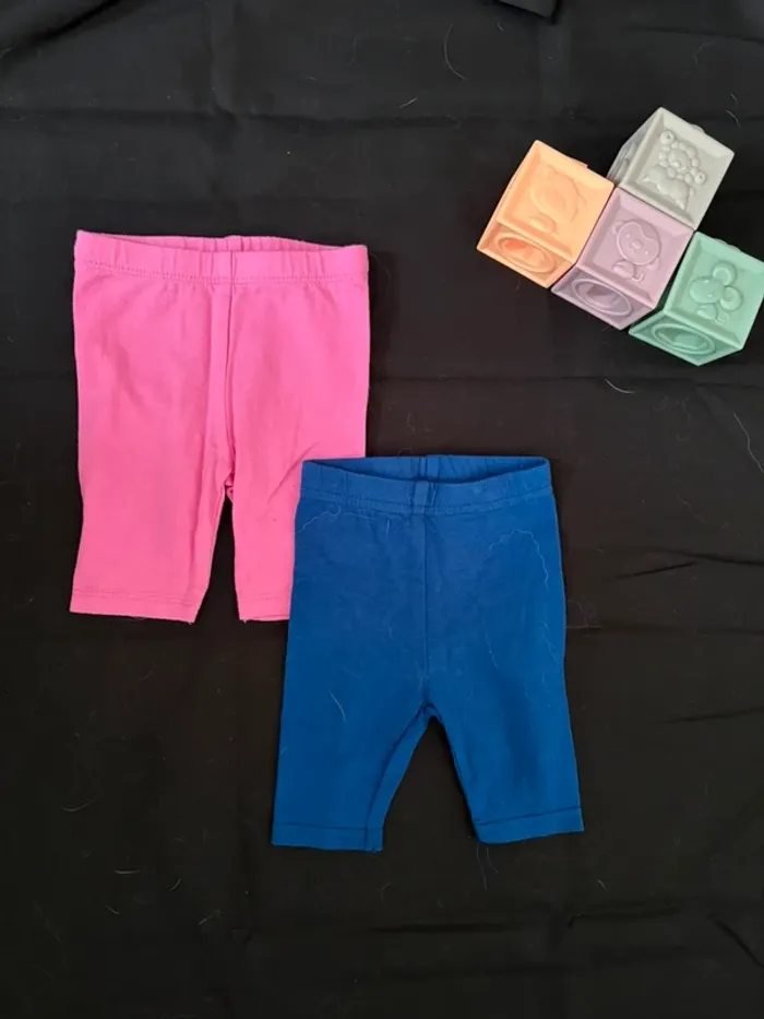 Lot de 2 leggings sans marques