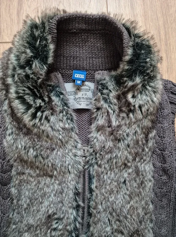 Gilet sans manche fourrure Cecil - photo numéro 4